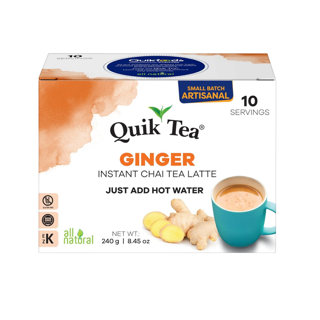Quik Tea Ginger Instant Chai Tea Latte 10 servings buy online USA - 1